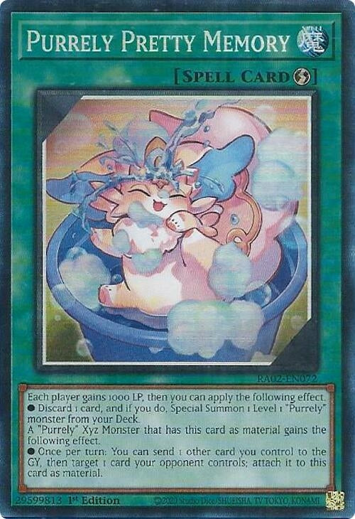 Image for Purrely Pretty Memory (PCR) (RA02-EN072) (25th Anniversary Rarity Collection II) - YuGiOh