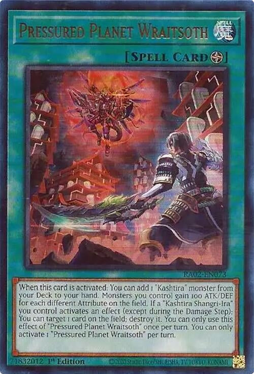 Image for Pressured Planet Wraitsoth (UR) (RA02-EN073) (25th Anniversary Rarity Collection II) - YuGiOh