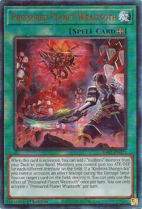 Image for Pressured Planet Wraitsoth (PUR) (RA02-EN073) (25th Anniversary Rarity Collection II) - YuGiOh
