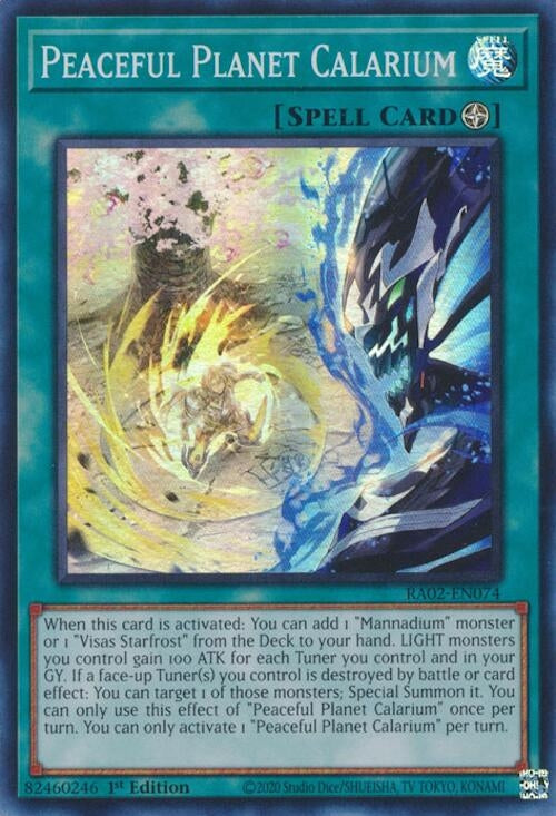 Image for Peaceful Planet Calarium (RA02-EN074) (25th Anniversary Rarity Collection II) - YuGiOh