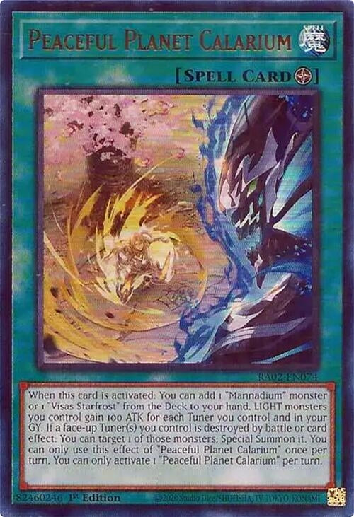 Image for Peaceful Planet Calarium (UR) (RA02-EN074) (25th Anniversary Rarity Collection II) - YuGiOh