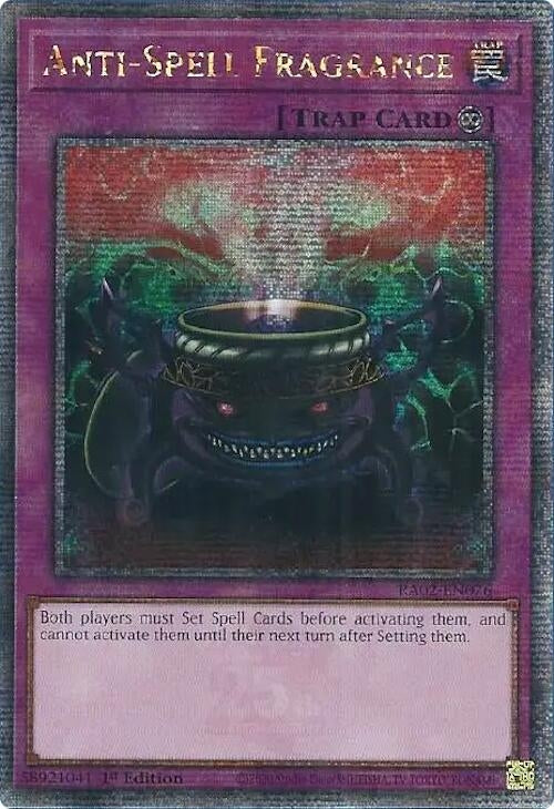 Image for Anti-Spell Fragrance (Quarter Century Secret Rare) (RA02-EN076) (25th Anniversary Rarity Collection II) - YuGiOh