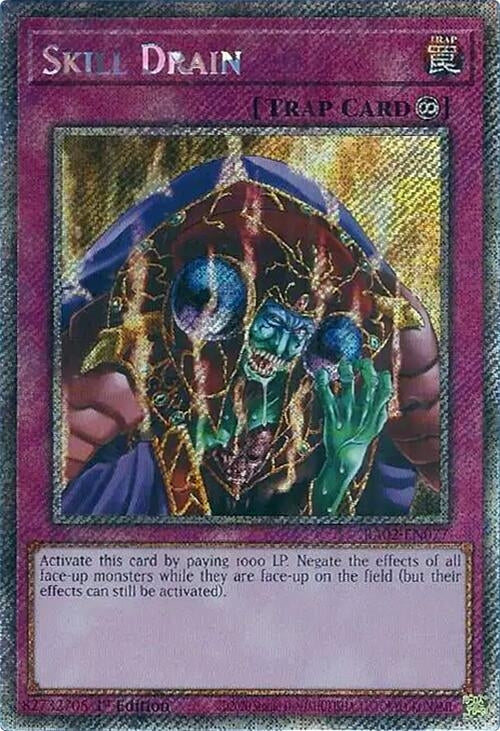 Image for Skill Drain (Platinum Secret Rare) (RA02-EN077) (25th Anniversary Rarity Collection II) - YuGiOh