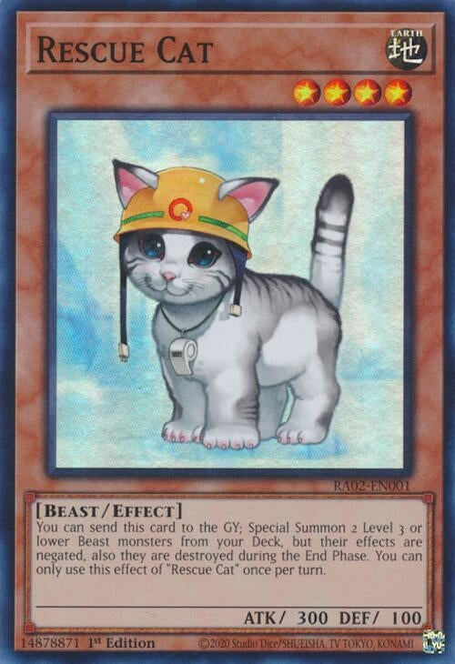 Image for Rescue Cat (RA02-EN001) (25th Anniversary Rarity Collection II) - YuGiOh