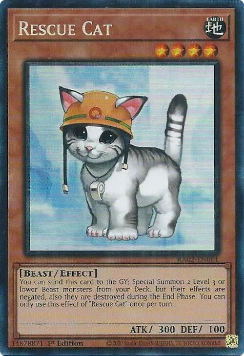 Image for Rescue Cat (PCR) (RA02-EN001) (25th Anniversary Rarity Collection II) - YuGiOh