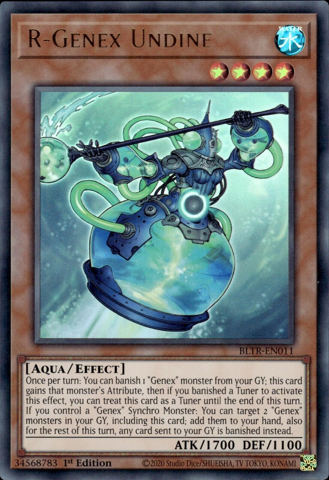 Image for R-Genex Undine (BLTR-EN011) (Battles of Legend: Terminal Revenge) - YuGiOh