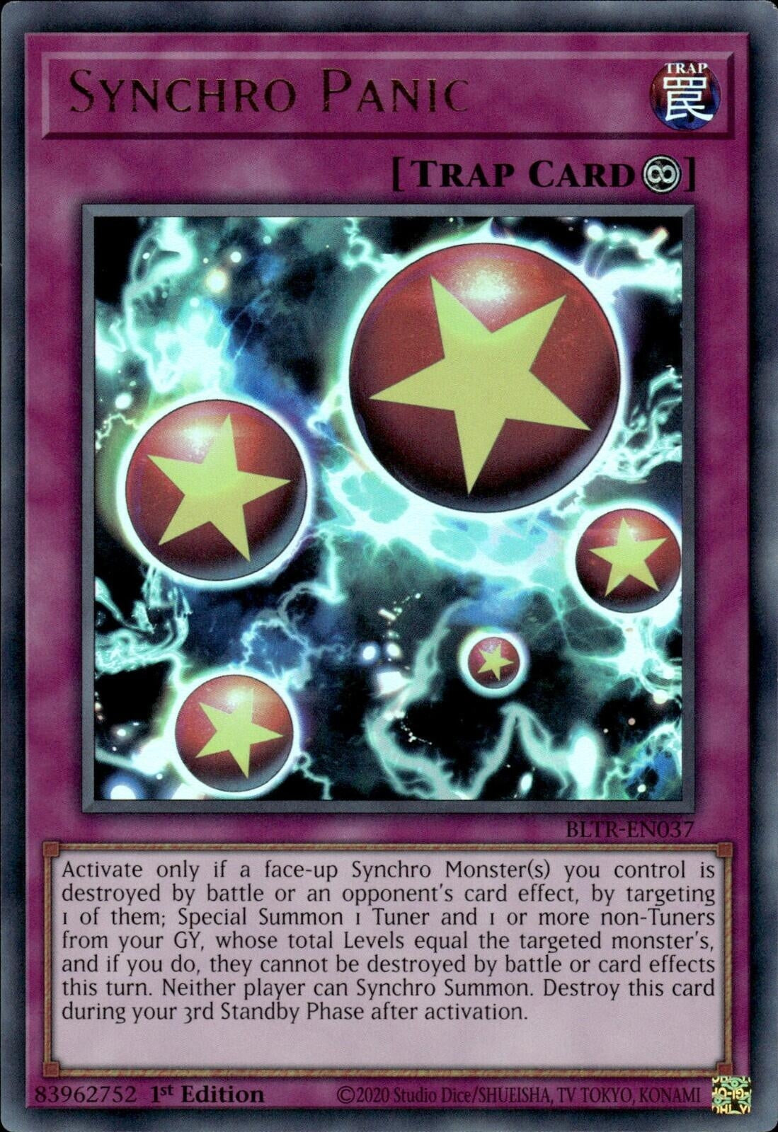 Image for Synchro Panic (BLTR-EN037) (Battles of Legend: Terminal Revenge) - YuGiOh