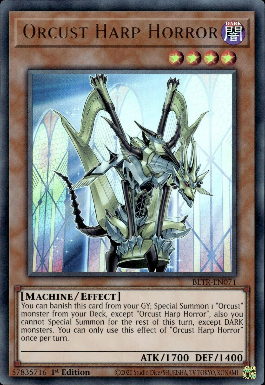 Image for Orcust Harp Horror (BLTR-EN071) (Battles of Legend: Terminal Revenge) - YuGiOh