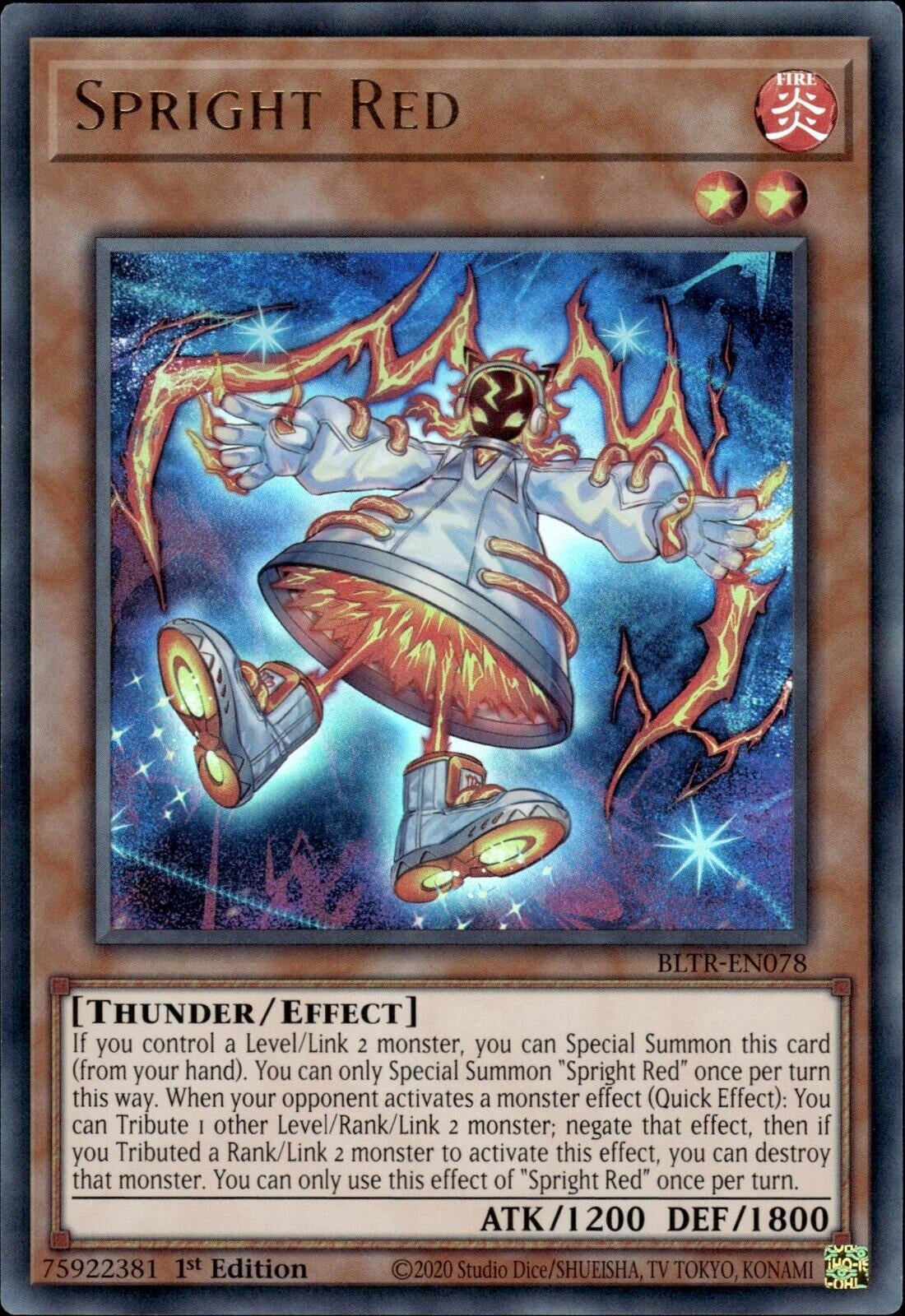 Image for Spright Red (BLTR-EN078) (Battles of Legend: Terminal Revenge) - YuGiOh