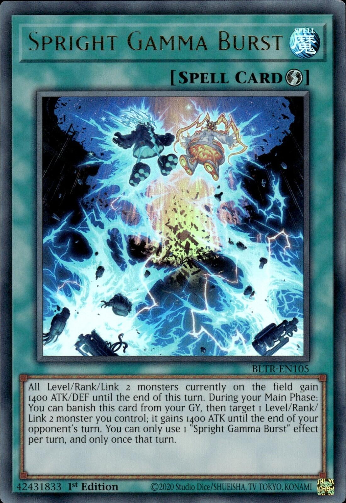 Image for Spright Gamma Burst (BLTR-EN105) (Battles of Legend: Terminal Revenge) - YuGiOh