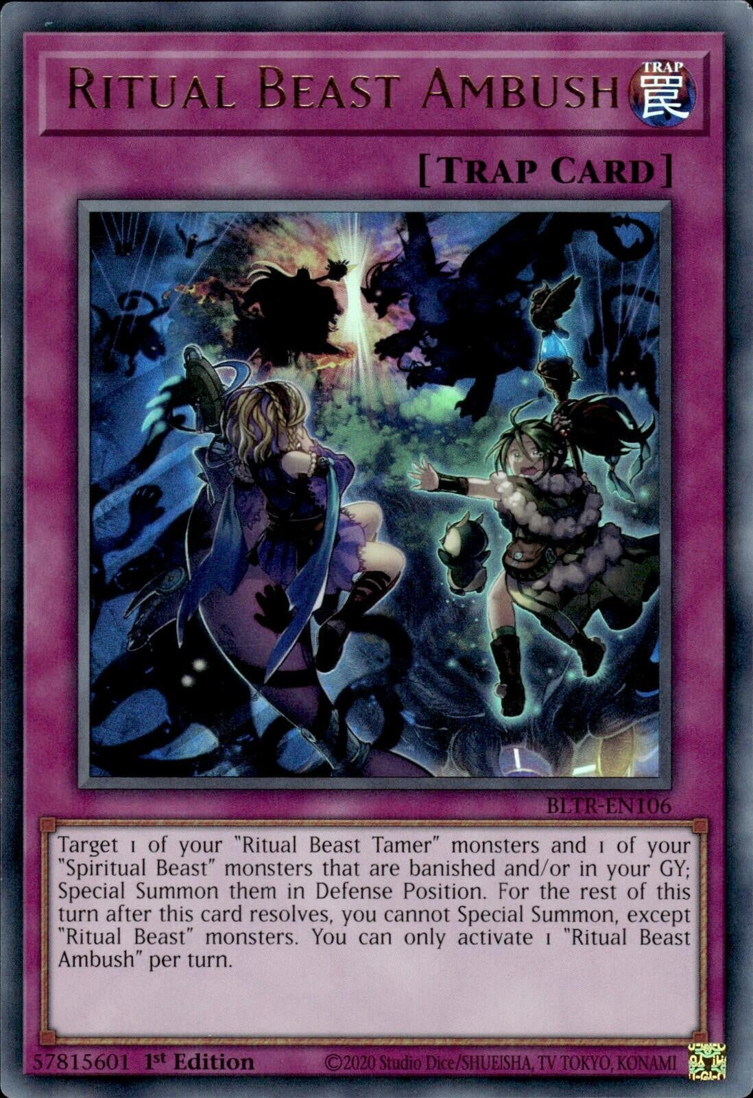Image for Ritual Beast Ambush (BLTR-EN106) (Battles of Legend: Terminal Revenge) - YuGiOh