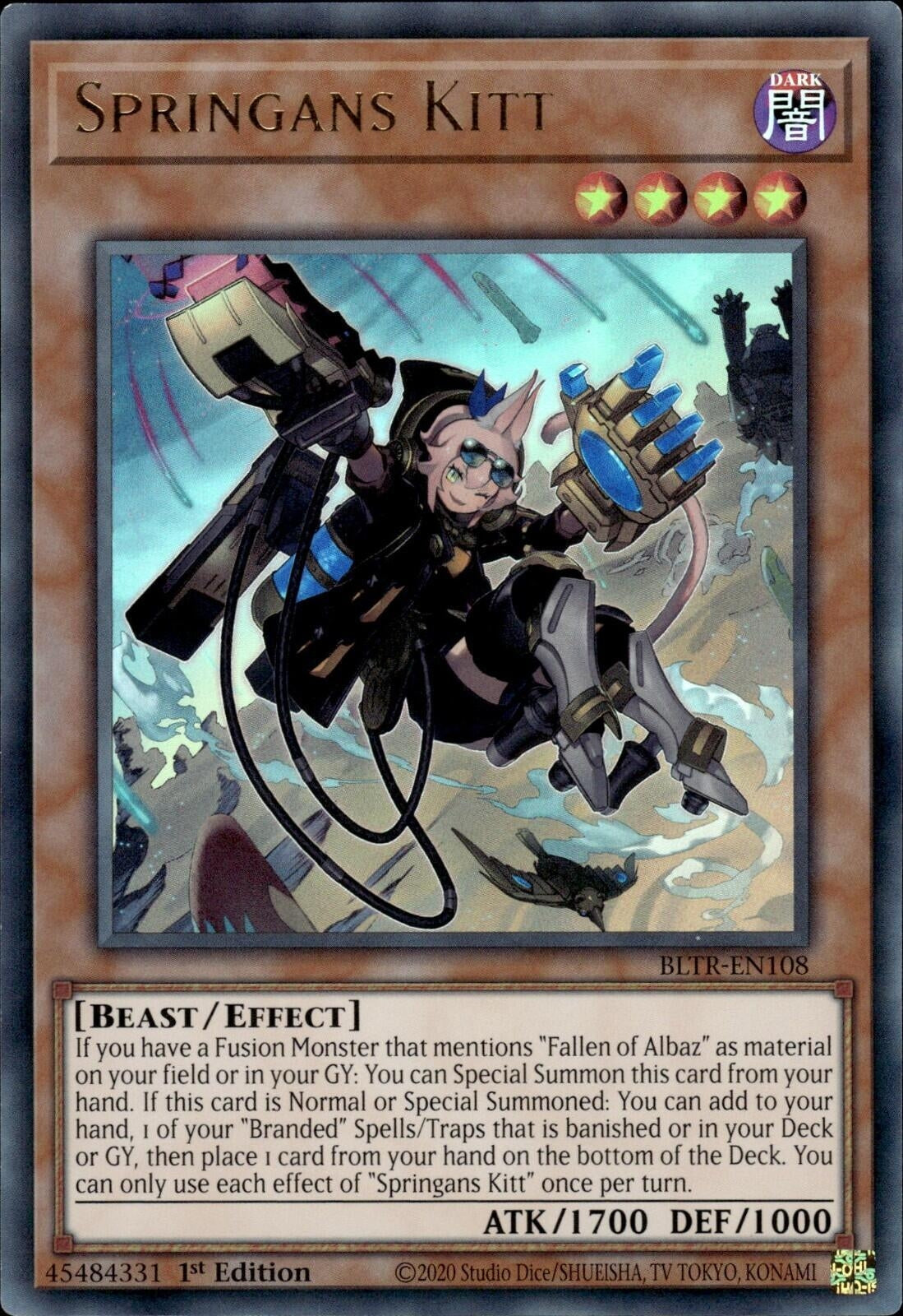 Image for Springans Kitt (BLTR-EN108) (Battles of Legend: Terminal Revenge) - YuGiOh