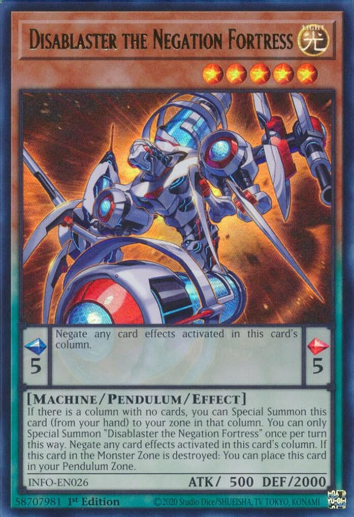 Image for Disablaster the Negation Fortress (INFO-EN026) (The Infinite Forbidden) - YuGiOh