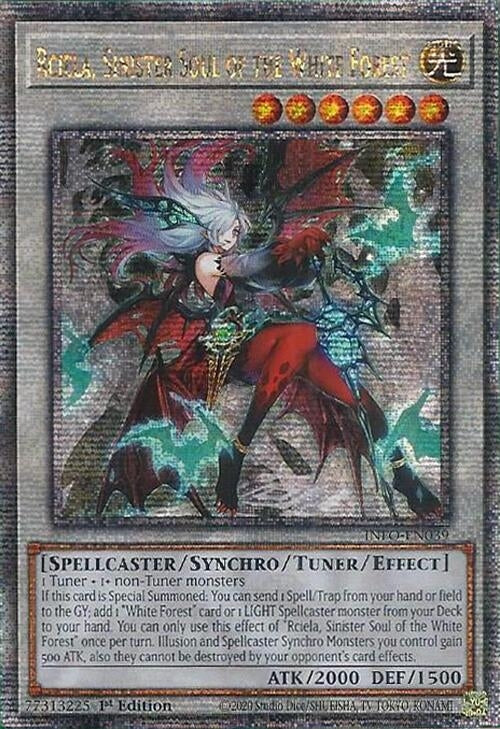 Image for Rciela, Sinister Soul of the White Forest (Quarter Century Secret Rare) (INFO-EN039) (The Infinite Forbidden) - YuGiOh