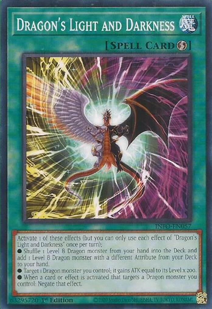Image for Dragon's Light and Darkness (INFO-EN057) (The Infinite Forbidden) - YuGiOh
