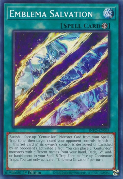 Image for Emblema Salvation (INFO-EN063) (The Infinite Forbidden) - YuGiOh