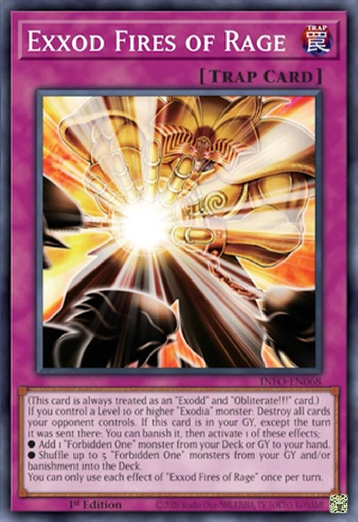 Image for Exxod Fires of Rage (INFO-EN068) (The Infinite Forbidden) - YuGiOh