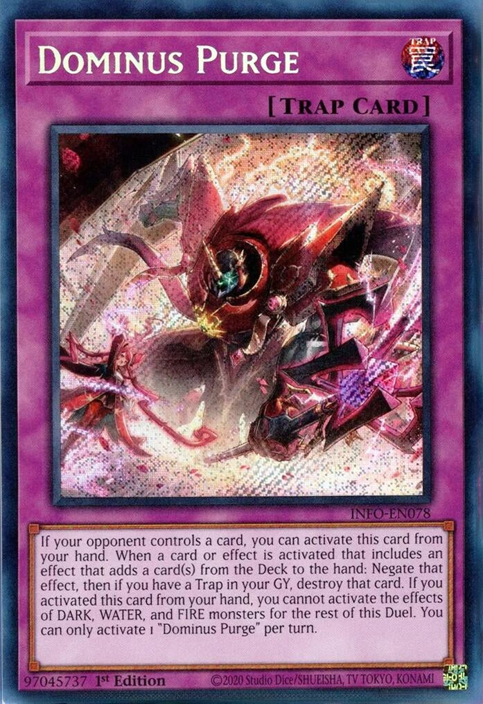 Image for Dominus Purge (INFO-EN078) (The Infinite Forbidden) - YuGiOh