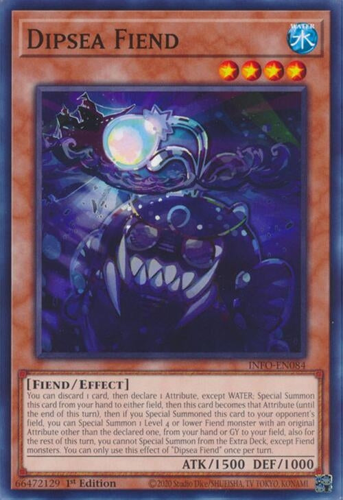 Image for Dipsea Fiend (INFO-EN084) (The Infinite Forbidden) - YuGiOh