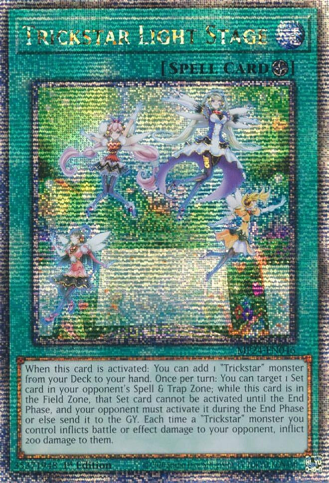 Image for Trickstar Light Stage (Quarter Century Secret Rare) (MP24-EN046) (25th Anniversary Tin: Dueling Mirrors) - YuGiOh