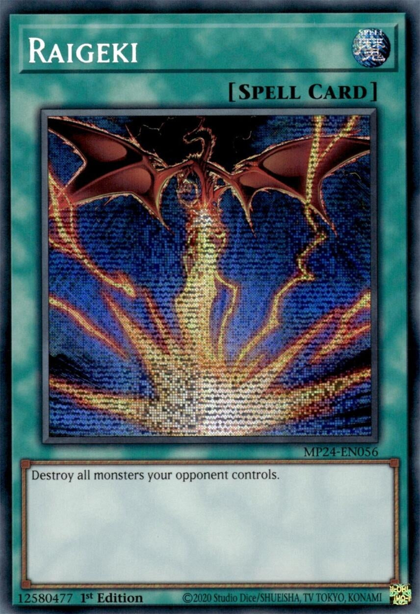 Image for Raigeki (Alternate Art) (MP24-EN056) (25th Anniversary Tin: Dueling Mirrors) - YuGiOh