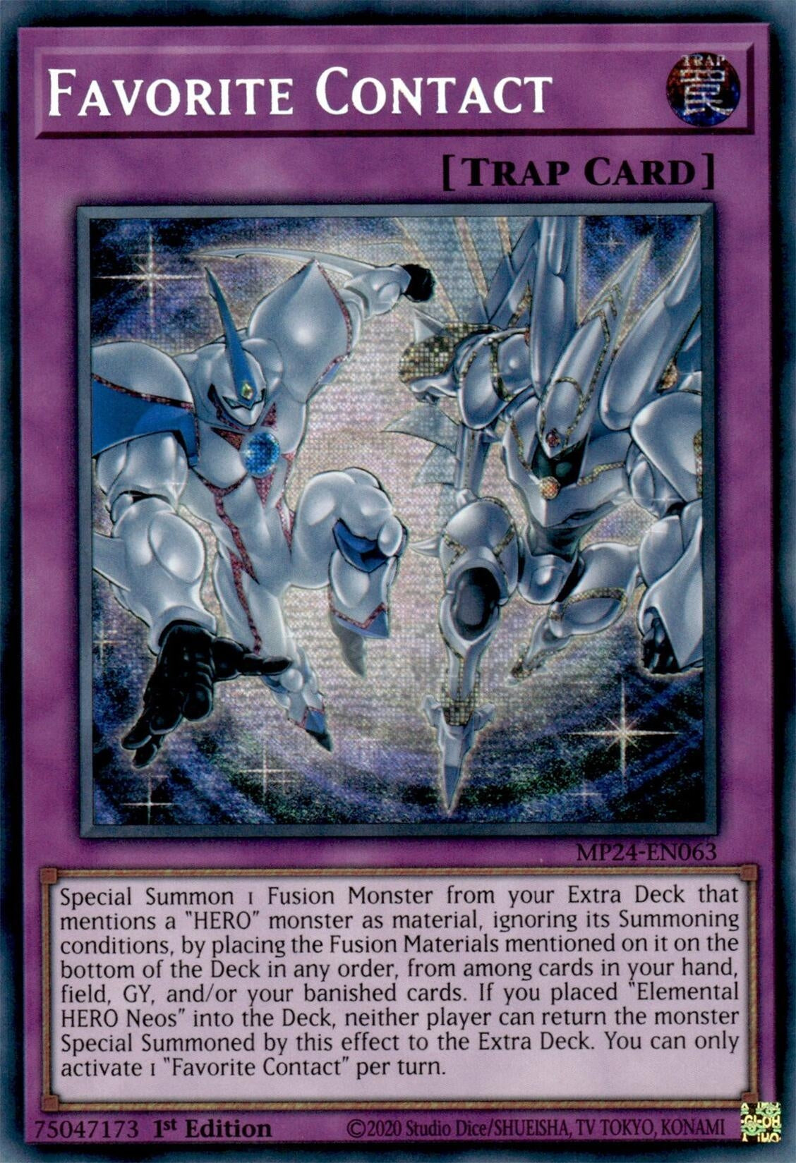 Image for Favorite Contact (MP24-EN063) (25th Anniversary Tin: Dueling Mirrors) - YuGiOh