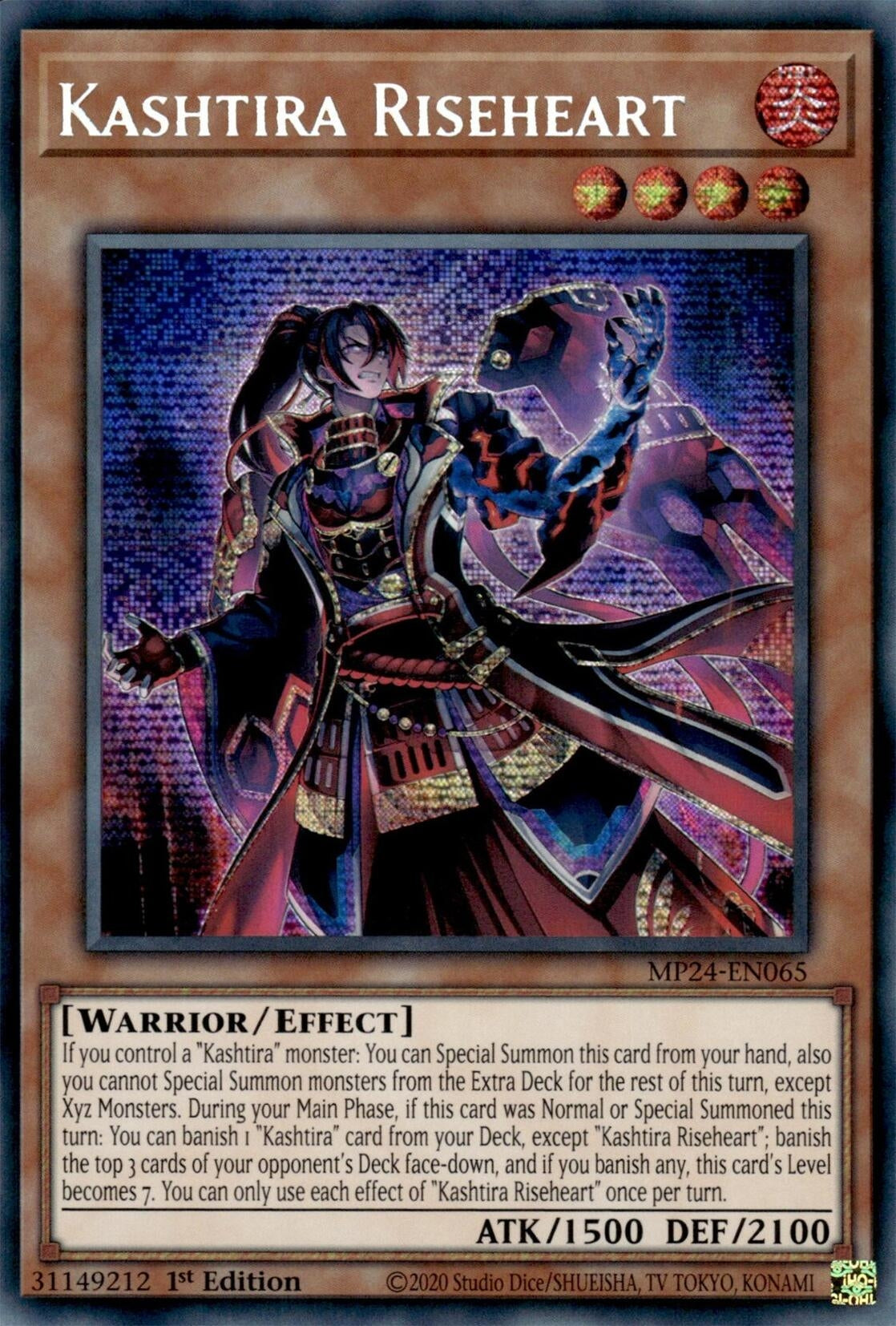 Image for Kashtira Riseheart (MP24-EN065) (25th Anniversary Tin: Dueling Mirrors) - YuGiOh