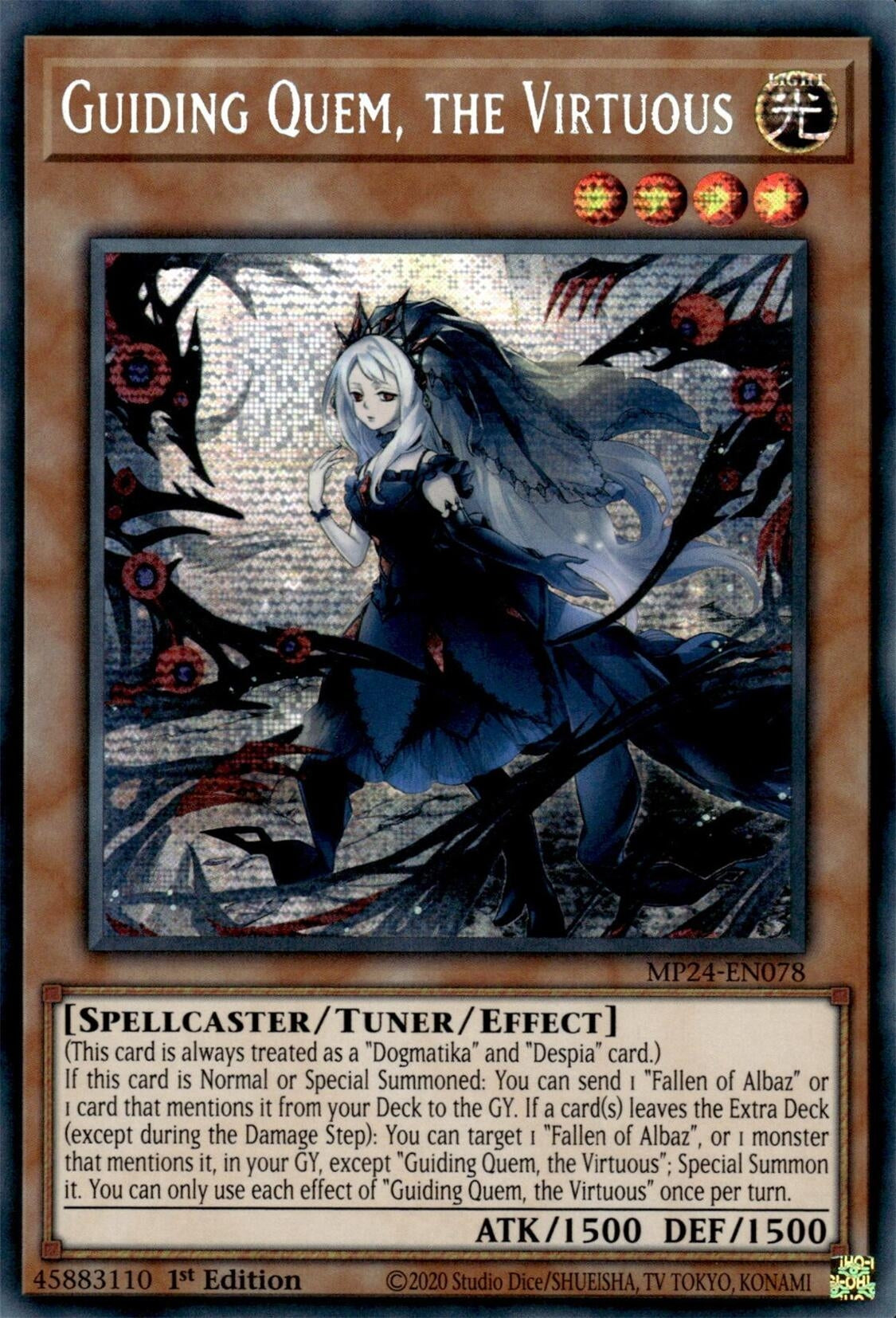 Image for Guiding Quem, the Virtuous (MP24-EN078) (25th Anniversary Tin: Dueling Mirrors) - YuGiOh