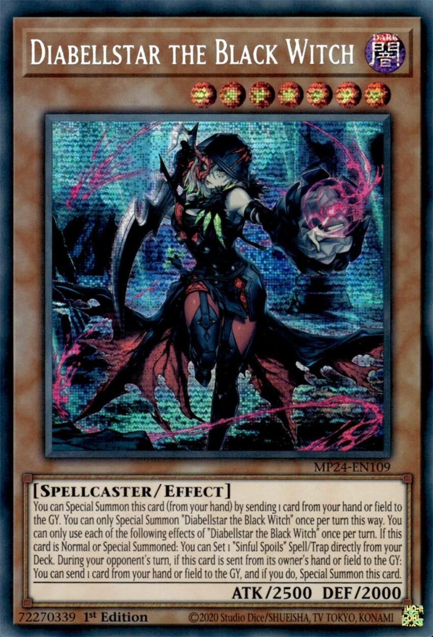 Image for Diabellstar the Black Witch (MP24-EN109) (25th Anniversary Tin: Dueling Mirrors) - YuGiOh