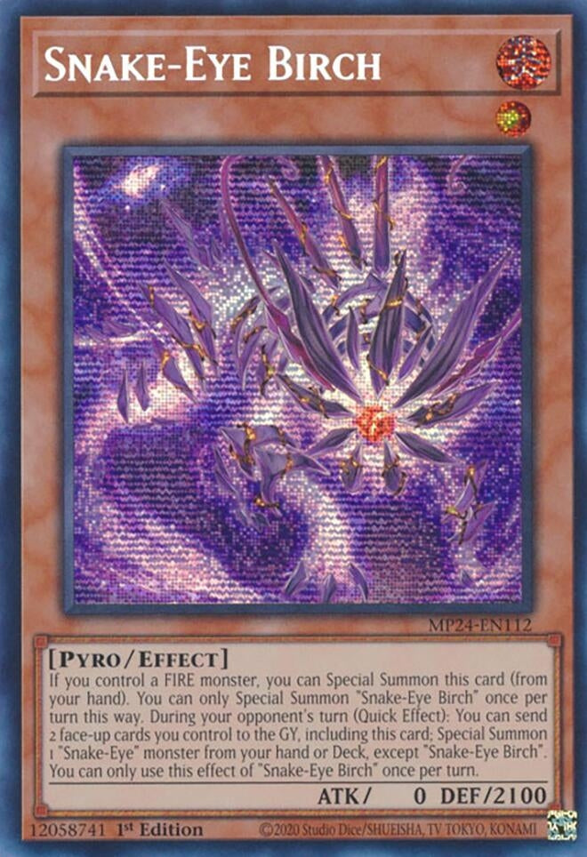 Image for Snake-Eye Birch (MP24-EN112) (25th Anniversary Tin: Dueling Mirrors) - YuGiOh