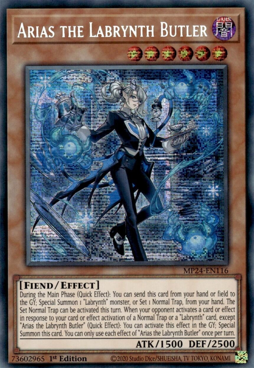 Image for Arias the Labrynth Butler (MP24-EN116) (25th Anniversary Tin: Dueling Mirrors) - YuGiOh