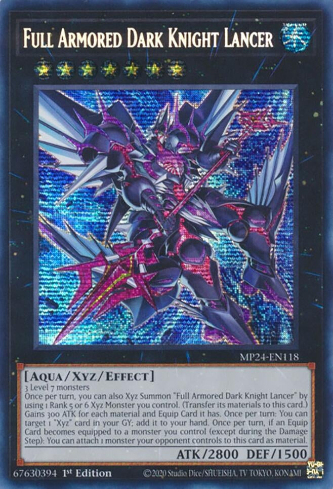 Image for Full Armored Dark Knight Lancer (MP24-EN118) (25th Anniversary Tin: Dueling Mirrors) - YuGiOh
