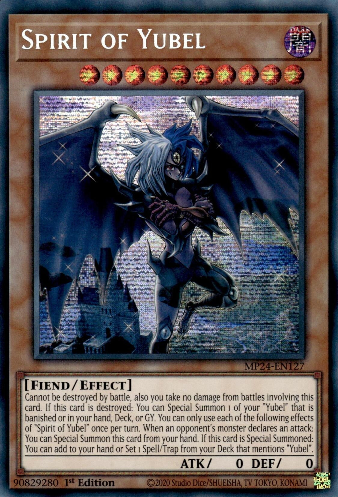 Image for Spirit of Yubel (MP24-EN127) (25th Anniversary Tin: Dueling Mirrors) - YuGiOh
