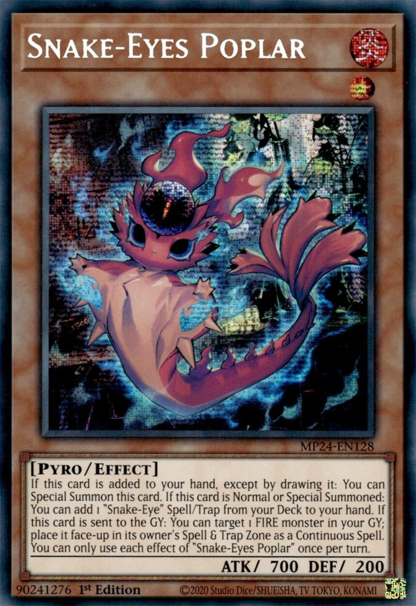 Image for Snake-Eyes Poplar (MP24-EN128) (25th Anniversary Tin: Dueling Mirrors) - YuGiOh