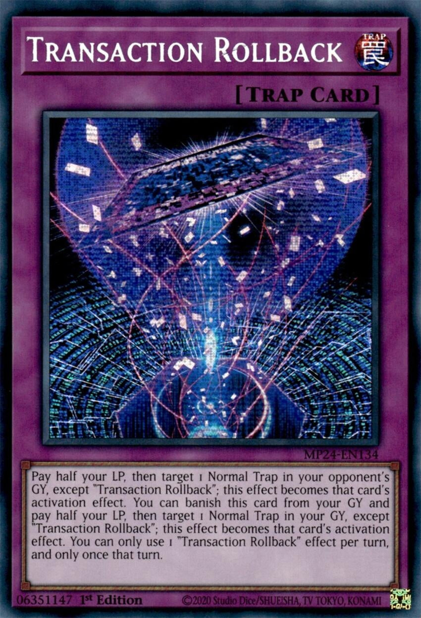 Image for Transaction Rollback (MP24-EN134) (25th Anniversary Tin: Dueling Mirrors) - YuGiOh