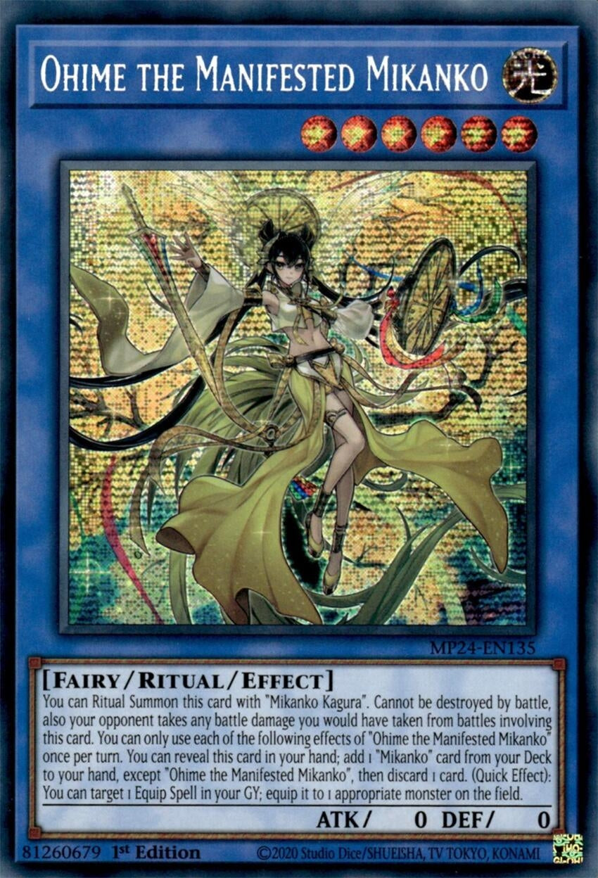 Image for Ohime the Manifested Mikanko (MP24-EN135) (25th Anniversary Tin: Dueling Mirrors) - YuGiOh