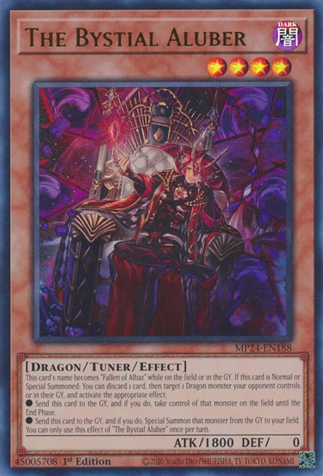 Image for The Bystial Aluber (MP24-EN188) (25th Anniversary Tin: Dueling Mirrors) - YuGiOh