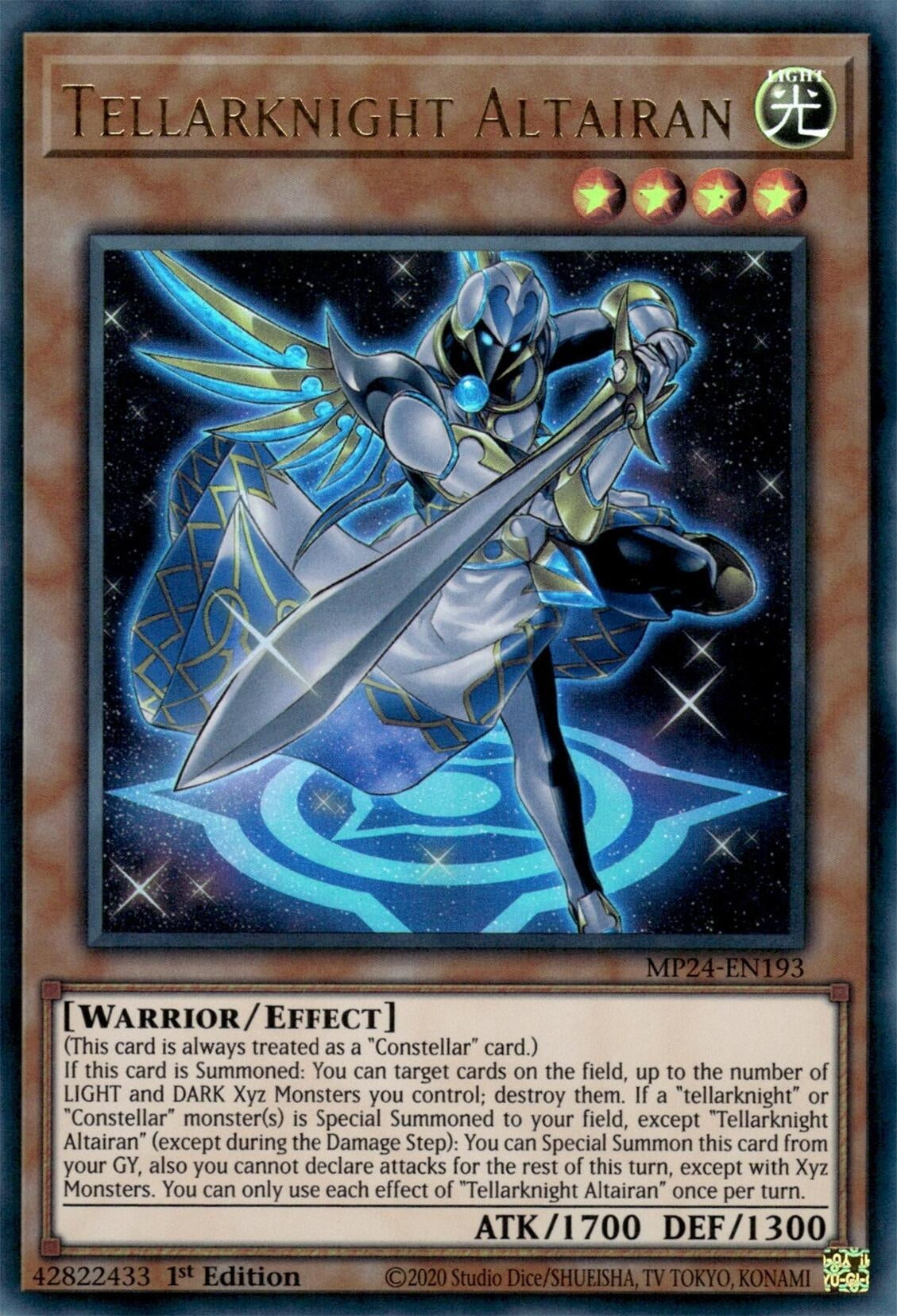 Image for Tellarknight Altairan (MP24-EN193) (25th Anniversary Tin: Dueling Mirrors) - YuGiOh