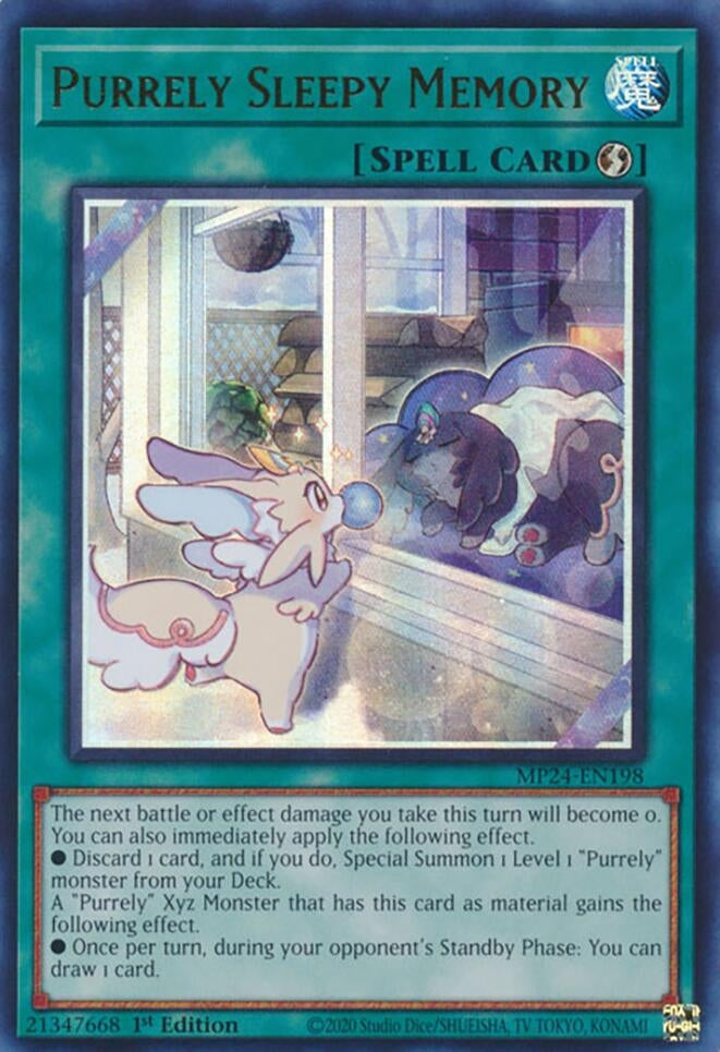 Image for Purrely Sleepy Memory (MP24-EN198) (25th Anniversary Tin: Dueling Mirrors) - YuGiOh