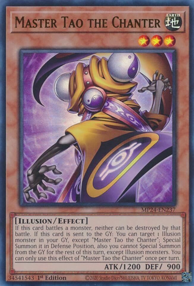 Image for Master Tao the Chanter (MP24-EN237) (25th Anniversary Tin: Dueling Mirrors) - YuGiOh