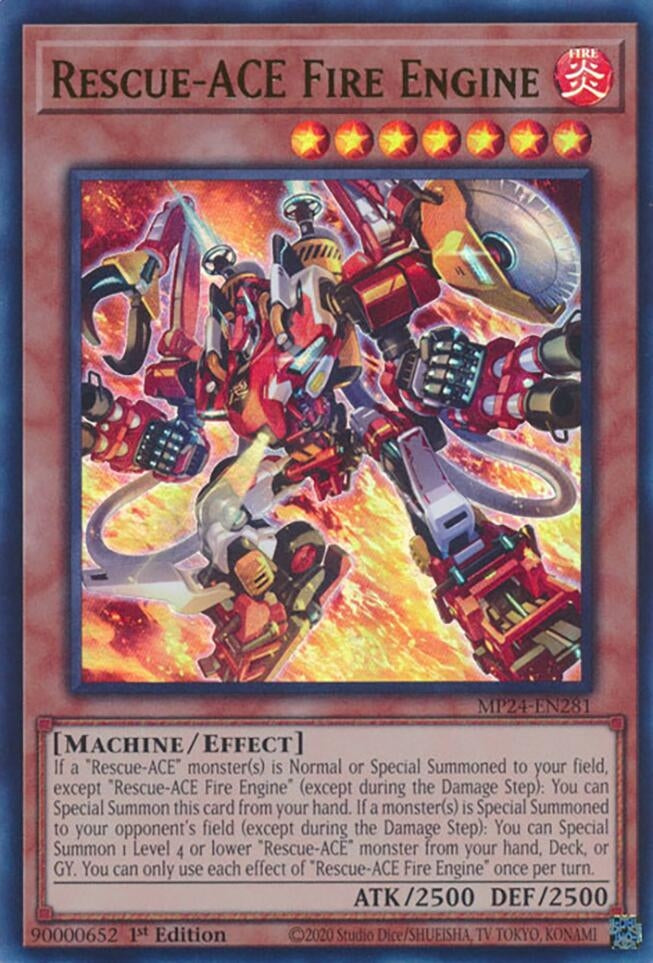 Image for Rescue-ACE Fire Engine (MP24-EN281) (25th Anniversary Tin: Dueling Mirrors) - YuGiOh