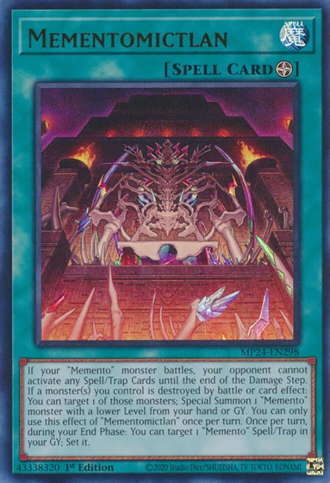 Image for Mementomictlan (MP24-EN298) (25th Anniversary Tin: Dueling Mirrors) - YuGiOh