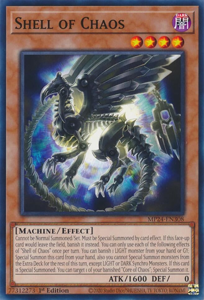 Image for Shell of Chaos (MP24-EN308) (25th Anniversary Tin: Dueling Mirrors) - YuGiOh