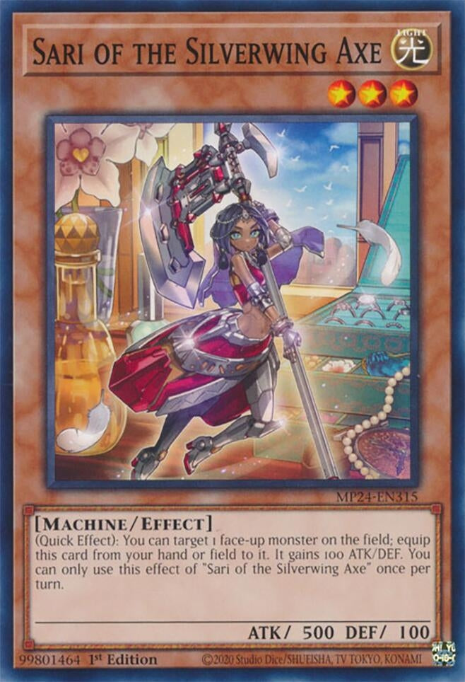 Image for Sari of the Silverwing Axe (MP24-EN315) (25th Anniversary Tin: Dueling Mirrors) - YuGiOh