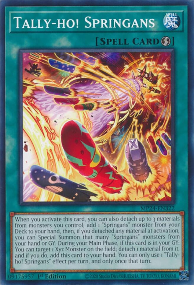 Image for Tally-ho! Springans (MP24-EN322) (25th Anniversary Tin: Dueling Mirrors) - YuGiOh
