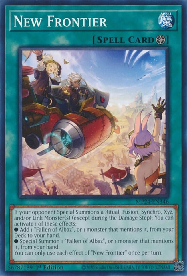 Image for New Frontier (MP24-EN346) (25th Anniversary Tin: Dueling Mirrors) - YuGiOh