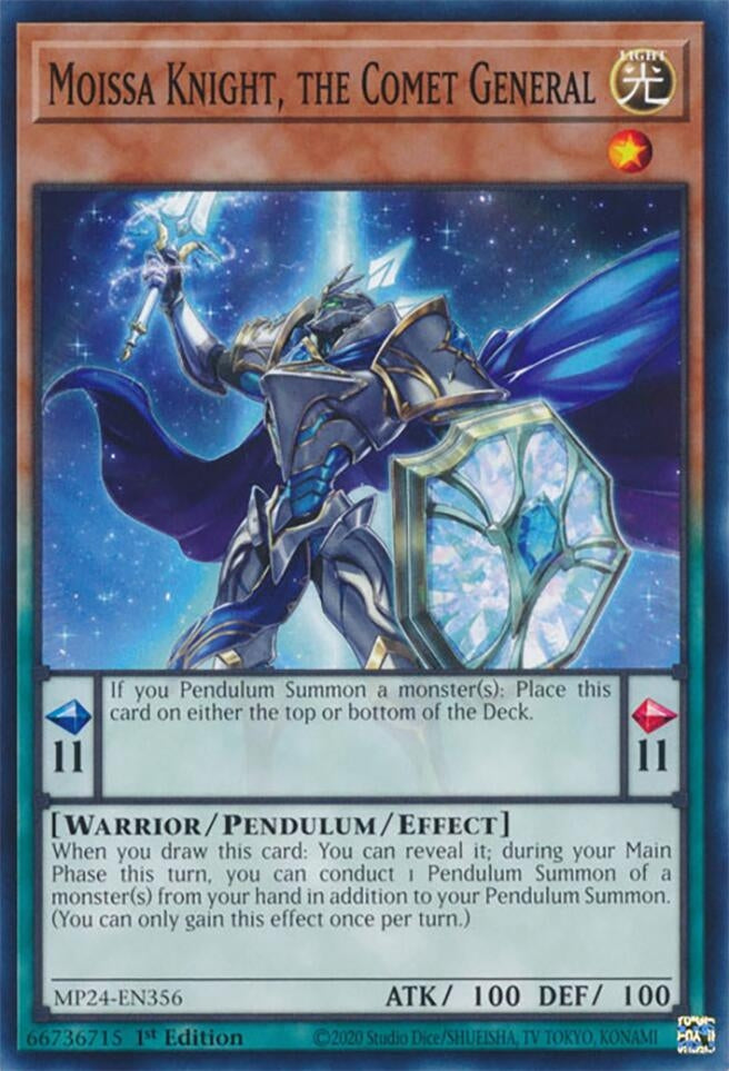 Image for Moissa Knight, the Comet General (MP24-EN356) (25th Anniversary Tin: Dueling Mirrors) - YuGiOh