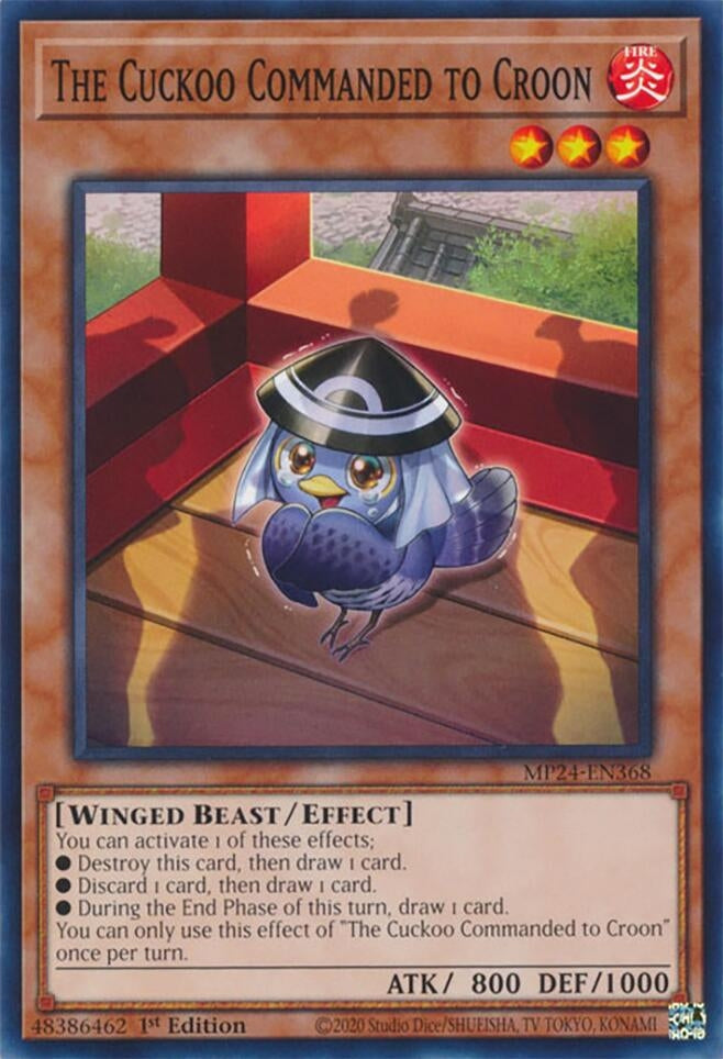Image for The Cuckoo Commanded to Croon (MP24-EN368) (25th Anniversary Tin: Dueling Mirrors) - YuGiOh