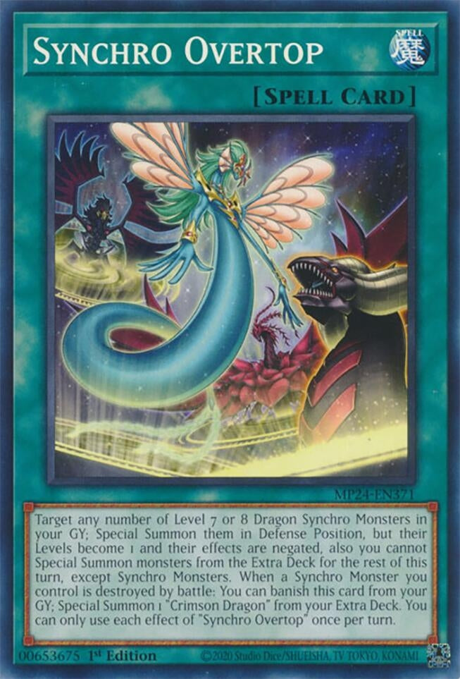 Image for Synchro Overtop (MP24-EN371) (25th Anniversary Tin: Dueling Mirrors) - YuGiOh