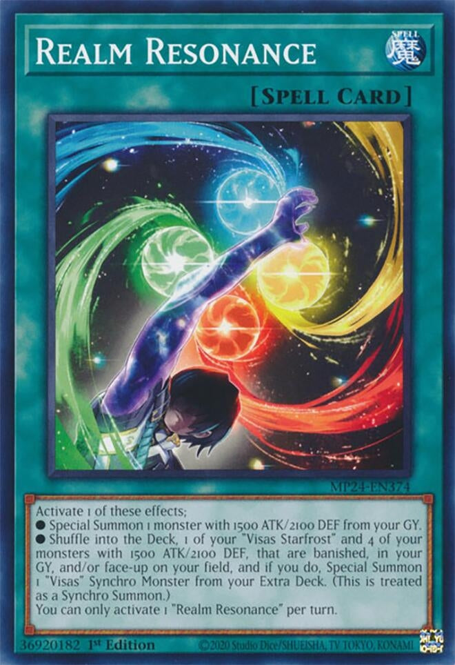 Image for Realm Resonance (MP24-EN374) (25th Anniversary Tin: Dueling Mirrors) - YuGiOh